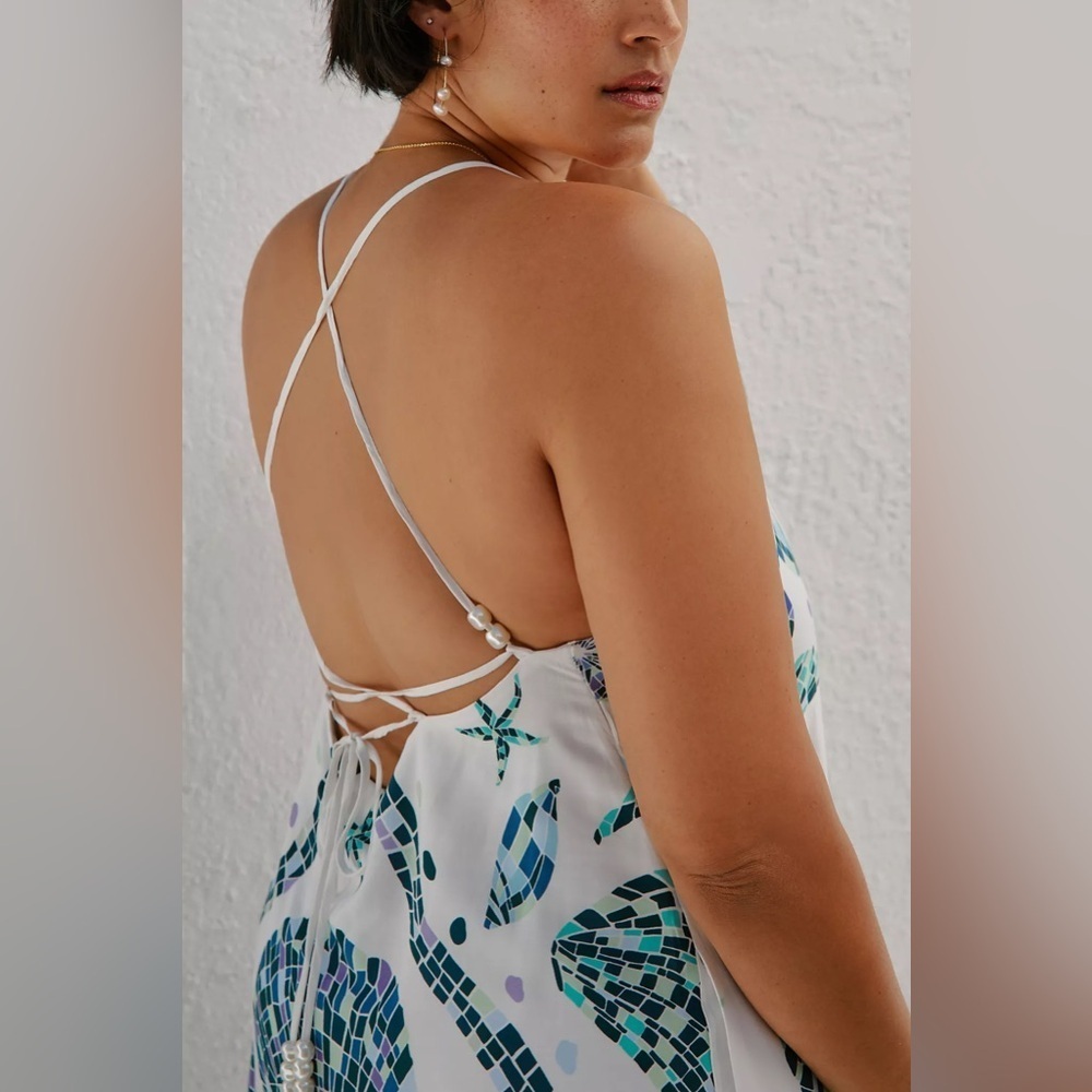 NWT LSPACE x Anthropologie Marina Midi Dress - Picture 5 of 7